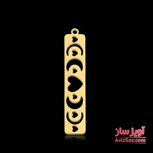 گردنبند ماه و قلب کد 101500