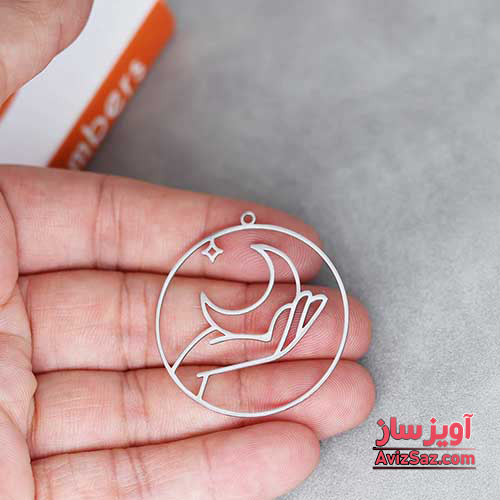 گردنبند دست و ماه کد 101534