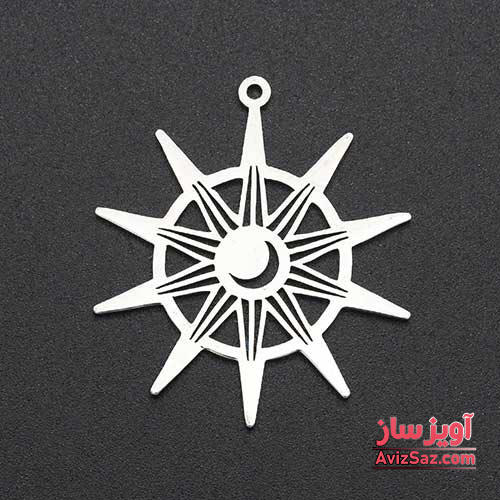 گردنبند ماه و خورشید کد 101543
