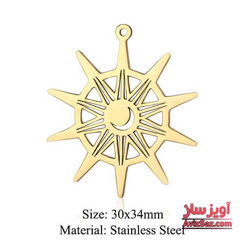 گردنبند ماه و خورشید کد 101553