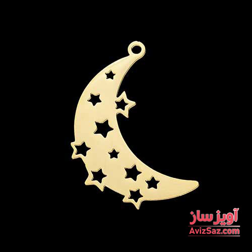 گردنبند ماه و ستاره کد 101557