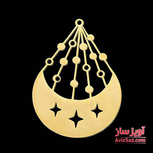 گردنبند ماه و ستاره کد 101558