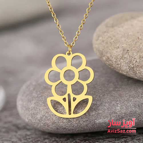 گردنبند گل فانتزی کد 101678