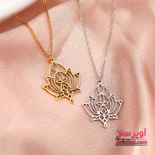 گردنبند گل لوتوس یوگا کد 101679