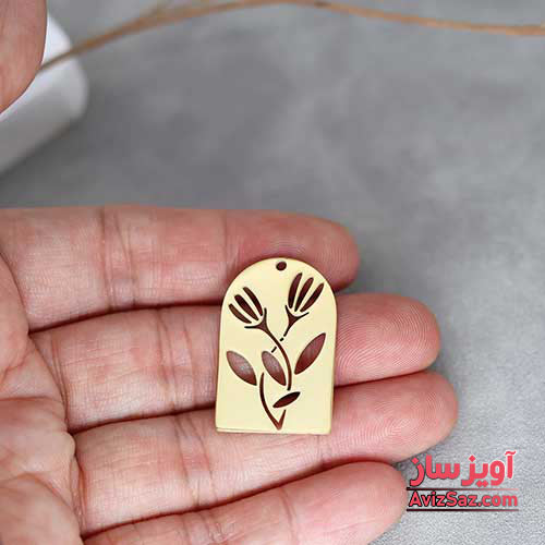 گردنبند گل لاله کد 101703