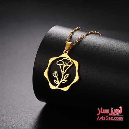 گردنبند گل پیچک (گل صبح) کد 101704