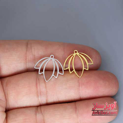 گردنبند گل نیلوفر کد 101720