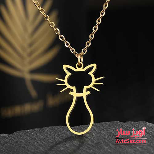 گردنبند گربه سیبیلو کد 101783