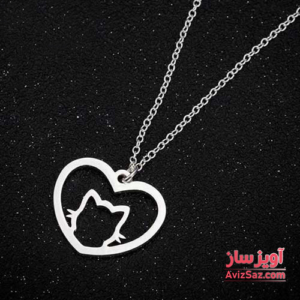 گردنبند گربه عاشقانه کد 101792