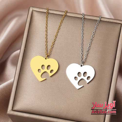گردنبند پنجه قلب کد 101818