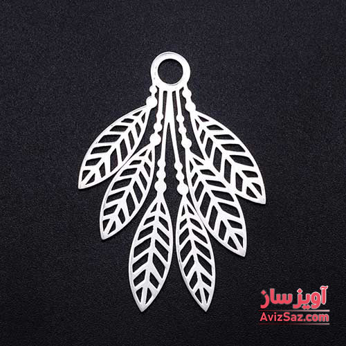 گردنبند پر پرنده کد 101835