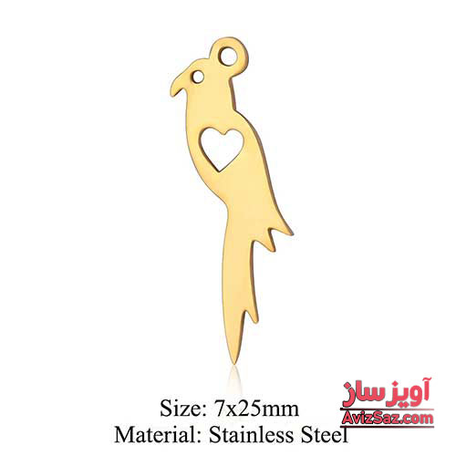 گردنبند پرنده مرغ عشق کد 101893