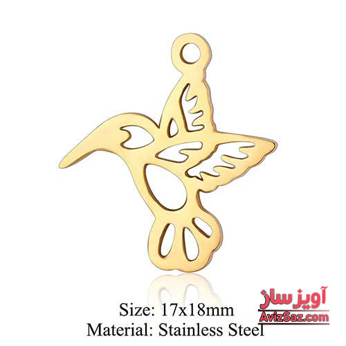 گردنبند پرنده مرغ مگس خوار کد 101900