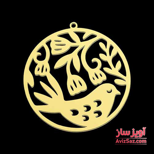 گردنبند پرنده و گل کد 101907
