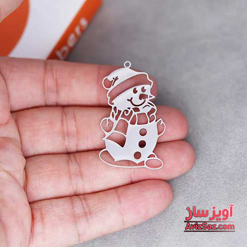 گردنبند آدم برفی کریسمس کد 101939
