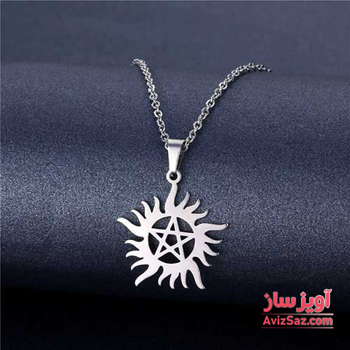 گردنبند ستاره پنج پر کد 101985