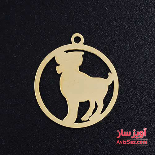 گردنبند نماد زودیاک ماه فروردین کد 101990