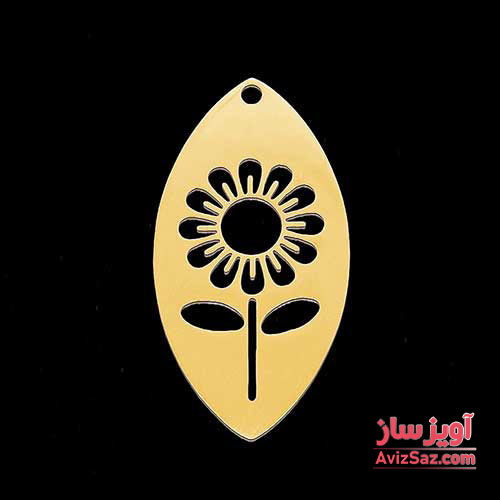 گردنبند گل آفتابگردان کد 102093