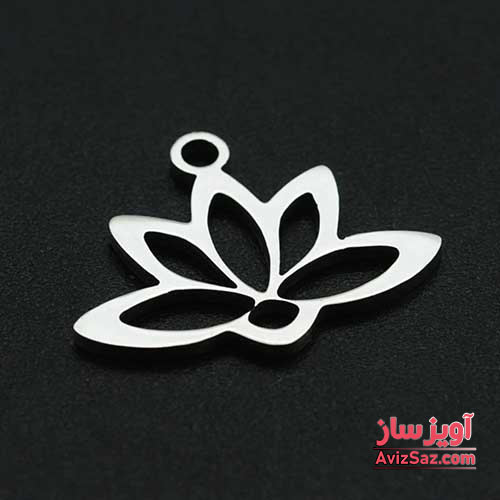 گردنبند گل نیلوفر کد 102130