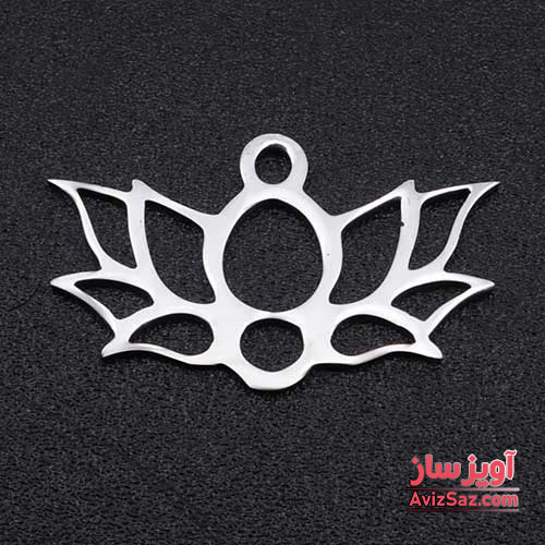 گردنبند گل نیلوفر کد 102131