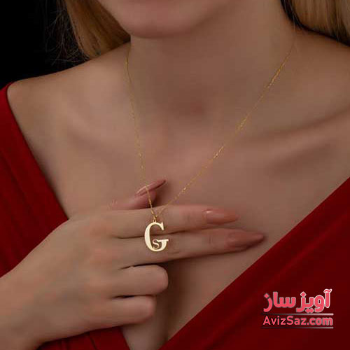 گردنبند حروف G وS کد 102169