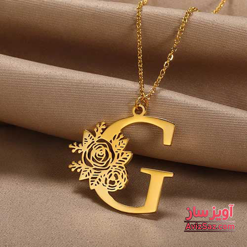 گردنبند حرف انگلیسی G کد 102240