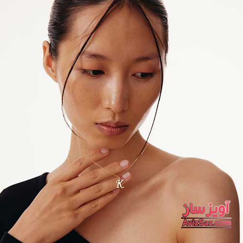 گردنبند حرف انگلیسی K کد 102266
