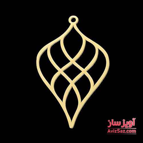 گردنبند هندسی کد 102448