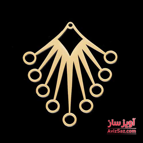 گردنبند هندسی کد 102452