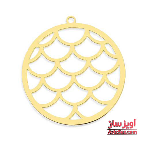 گردنبند هندسی کد 102453