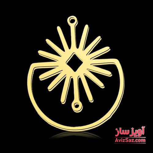 گردنبند هندسی کد 102459