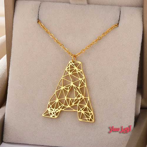 گردنبند حرف انگلیسی A کد 102500