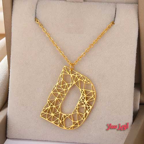 گردنبند حرف انگلیسی D کد 102588