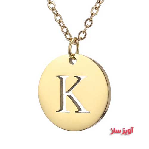 گردنبند حرف انگلیسی K کد 102778