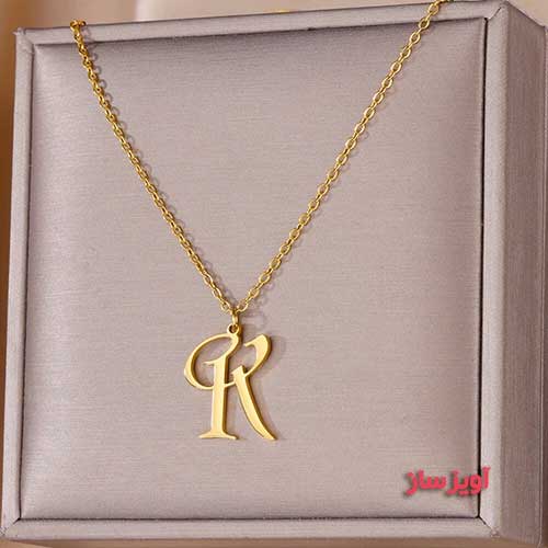 گردنبند حرف انگلیسی K کد 102783