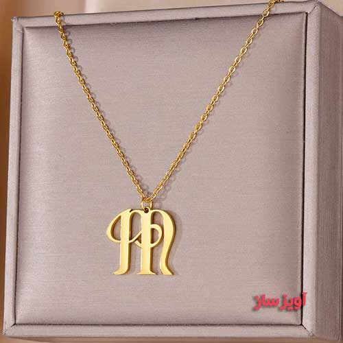 گردنبند حرف انگلیسی M کد 102851
