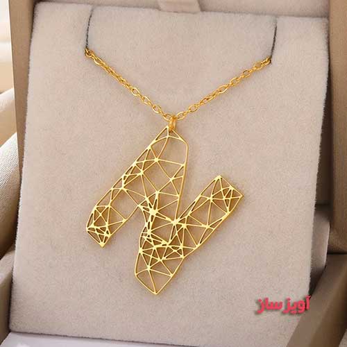 گردنبند حرف انگلیسی N کد 102869