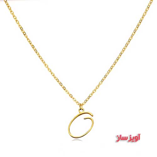 گردنبند حرف انگلیسی O کد 102893