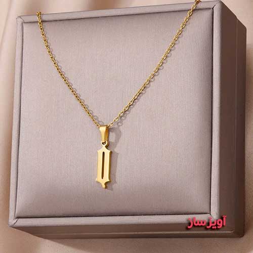 گردنبند حرف انگلیسی Q کد 102958