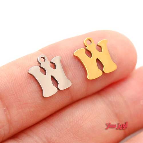 گردنبند حرف انگلیسی W کد 103142