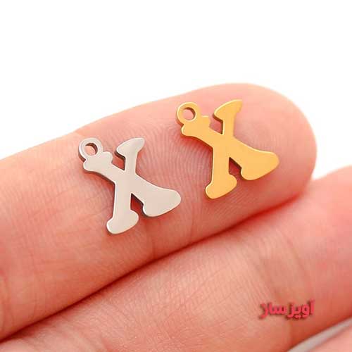 گردنبند حرف انگلیسی X کد 103169