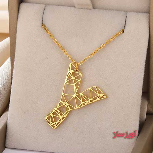 گردنبند حرف انگلیسی Y کد 103192