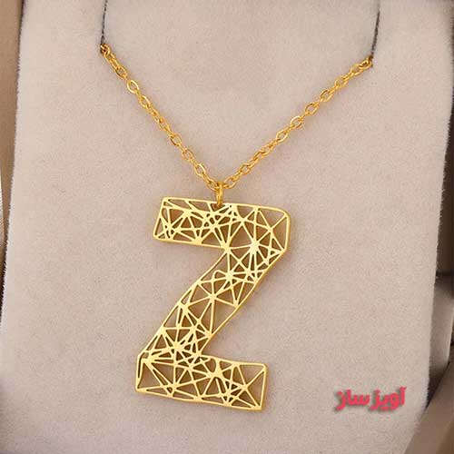 گردنبند حرف انگلیسی Z کد 103218