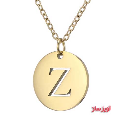 گردنبند حرف انگلیسی Z کد 103220