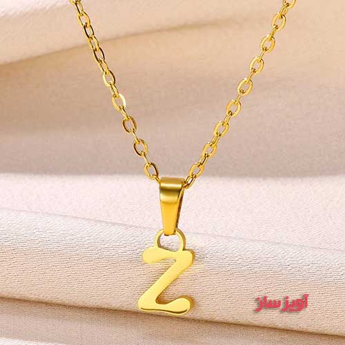 گردنبند حرف انگلیسی Z کد 103223