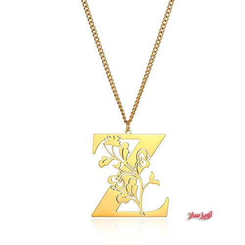 گردنبند حرف انگلیسی Z کد 103238