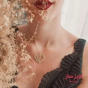 گردنبند قلب عاشقانه کد 100156