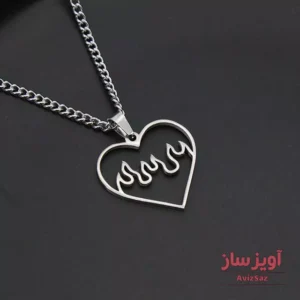 گردنبند قلب اتشین کد 100161