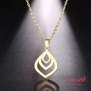 گردنبند قطره برگ کد 100166