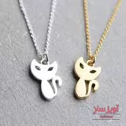 گردنبند گربه فانتزی کد 100211